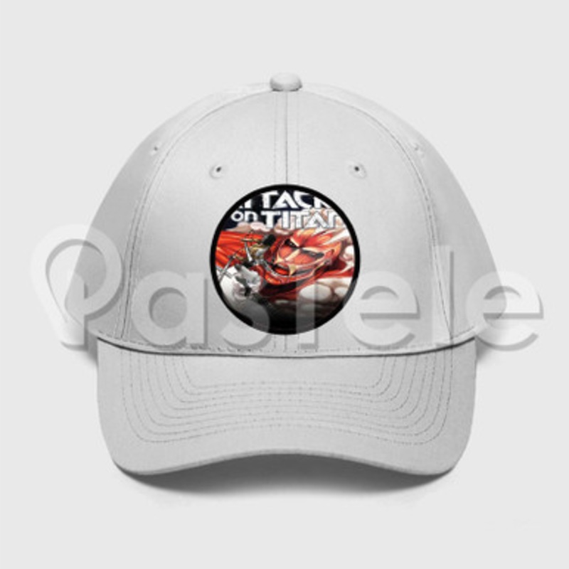 Attack on Titan Custom Unisex Twill Hat Embroidered Cap Snapback