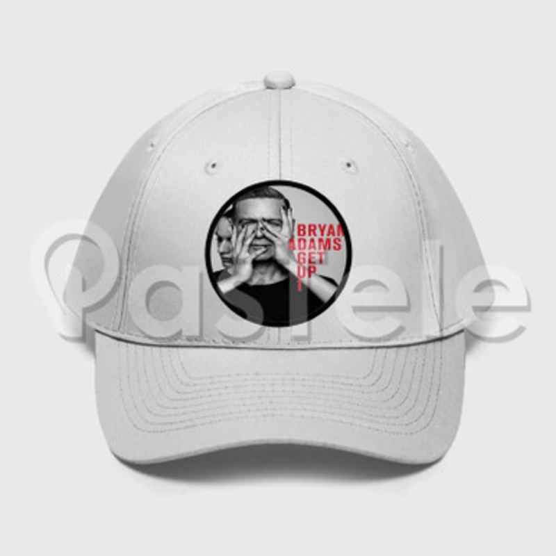 Bryan Adams Get Up Custom Unisex Twill Hat Embroidered Cap Snapback
