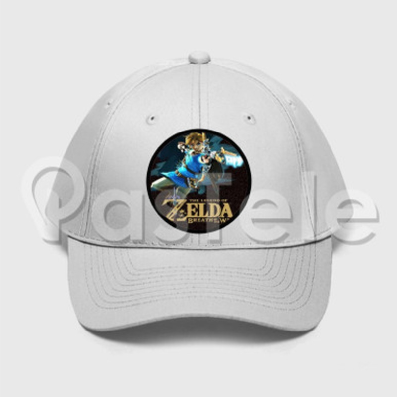 The Legend of Zelda Breath of the Wild Link Custom Unisex Twill Hat Embroidered Cap Snapback