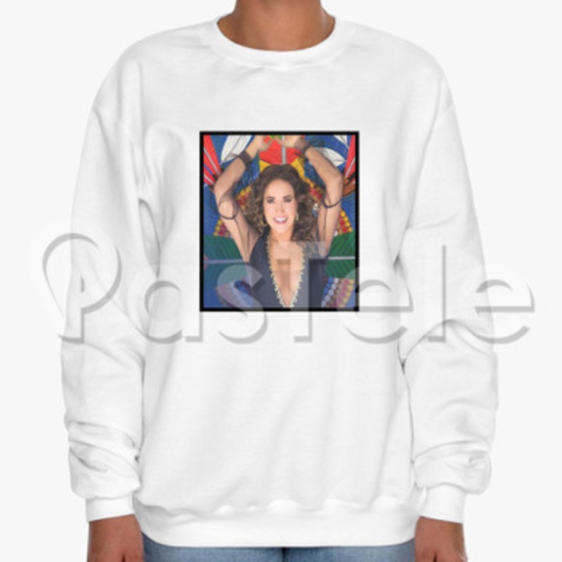 Daniela Mercury Custom Unisex Crewneck Sweatshirt Cotton Polyester Fabric Cloth