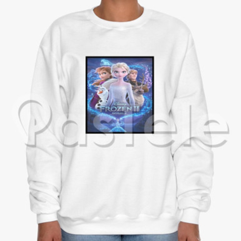 Disney Frozen 2 Custom Unisex Crewneck Sweatshirt Cotton Polyester Fabric Cloth