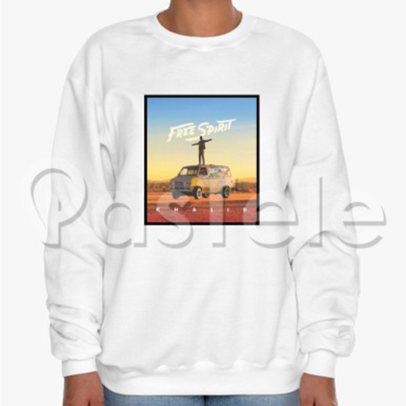 Khalid Free Spirit 2 Custom Unisex Crewneck Sweatshirt Cotton Polyester Fabric Sweater
