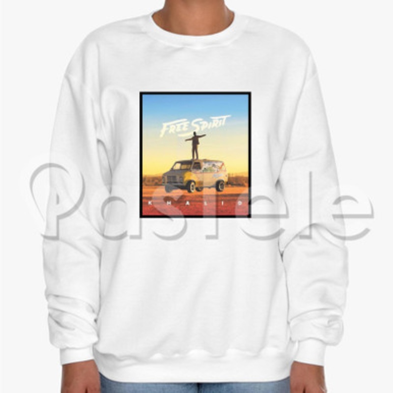 Khalid Free Spirit Custom Unisex Crewneck Sweatshirt Cotton Polyester Fabric Sweater