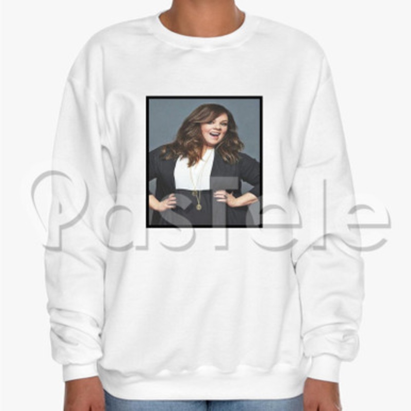 Melissa Mc Carthy Custom Unisex Crewneck Sweatshirt Cotton Polyester Fabric Sweater