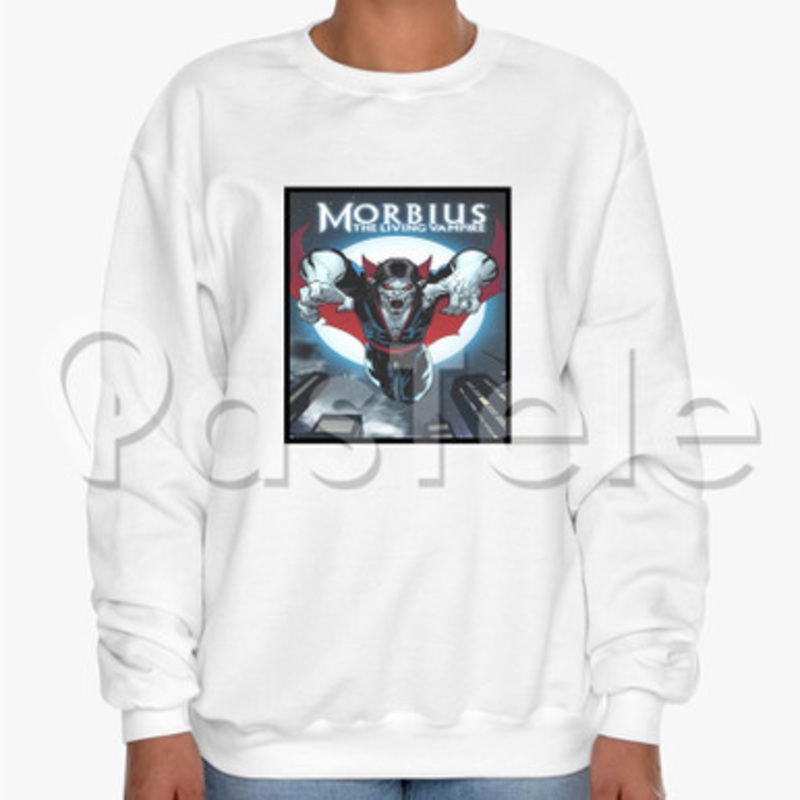 Morbius The Living Vampire Custom Unisex Crewneck Sweatshirt Cotton Polyester Fabric Sweater