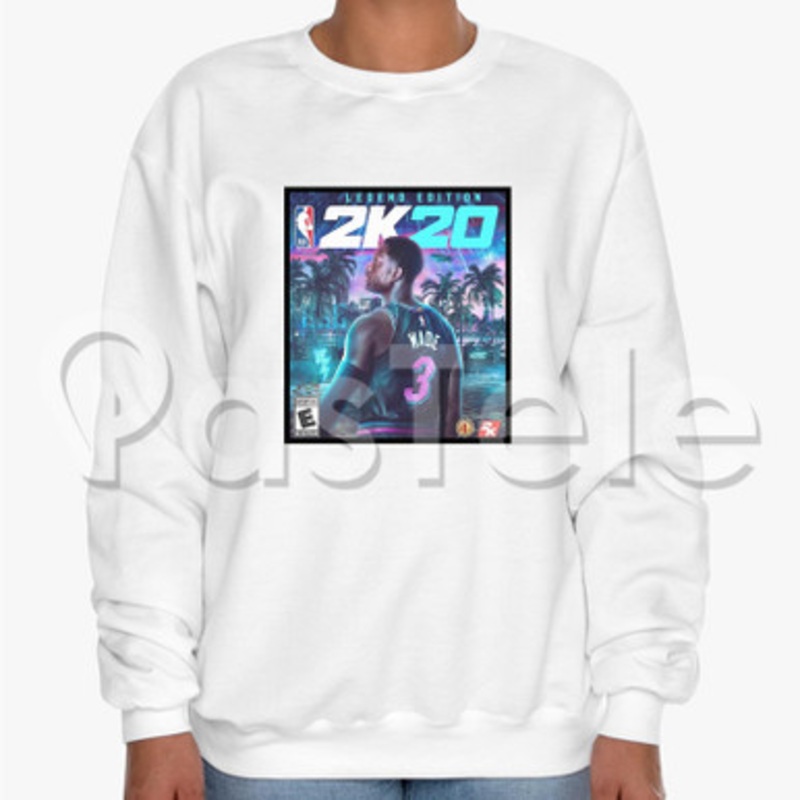 NBA 2 K20 Legend Edition Custom Unisex Crewneck Sweatshirt Cotton Polyester Fabric Sweater