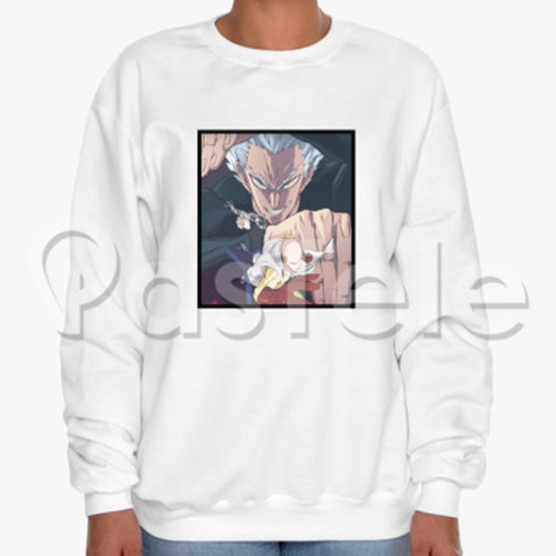 One Punch Man Season 2 Custom Unisex Crewneck Sweatshirt Cotton Polyester Fabric Sweater