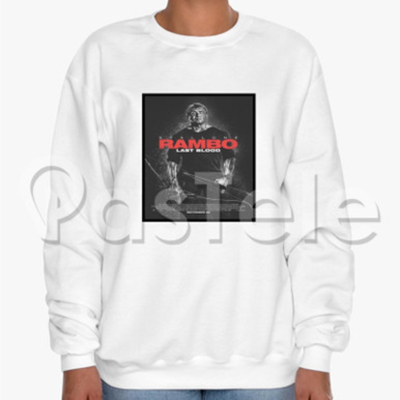 Rambo Last Blood Custom Unisex Crewneck Sweatshirt Cotton Polyester Fabric Sweater