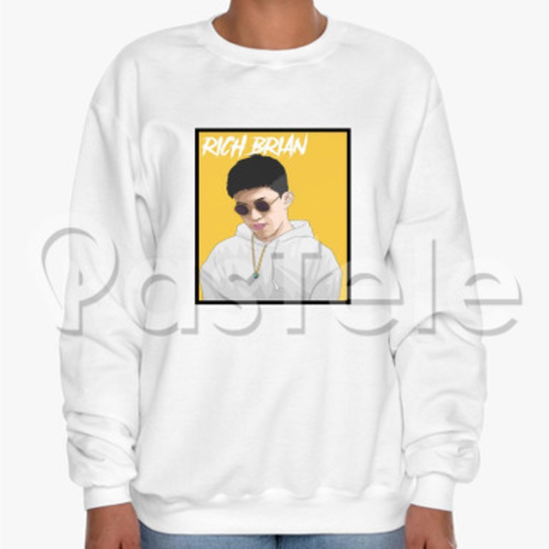 Rich Brian Custom Unisex Crewneck Sweatshirt Cotton Polyester Fabric Sweater