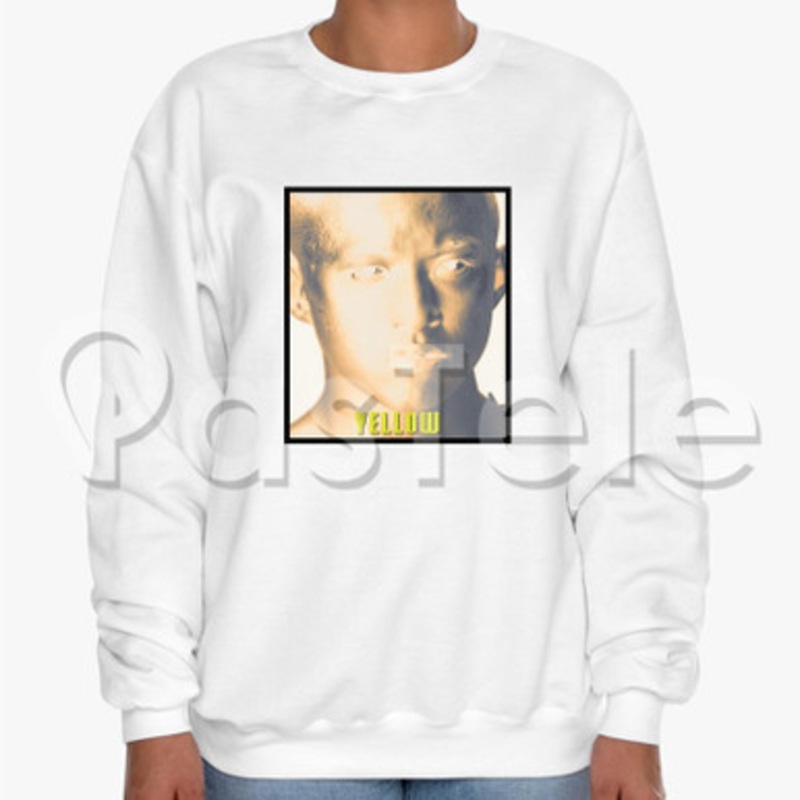 Rich Brian Yellow Custom Unisex Crewneck Sweatshirt Cotton Polyester Fabric Sweater