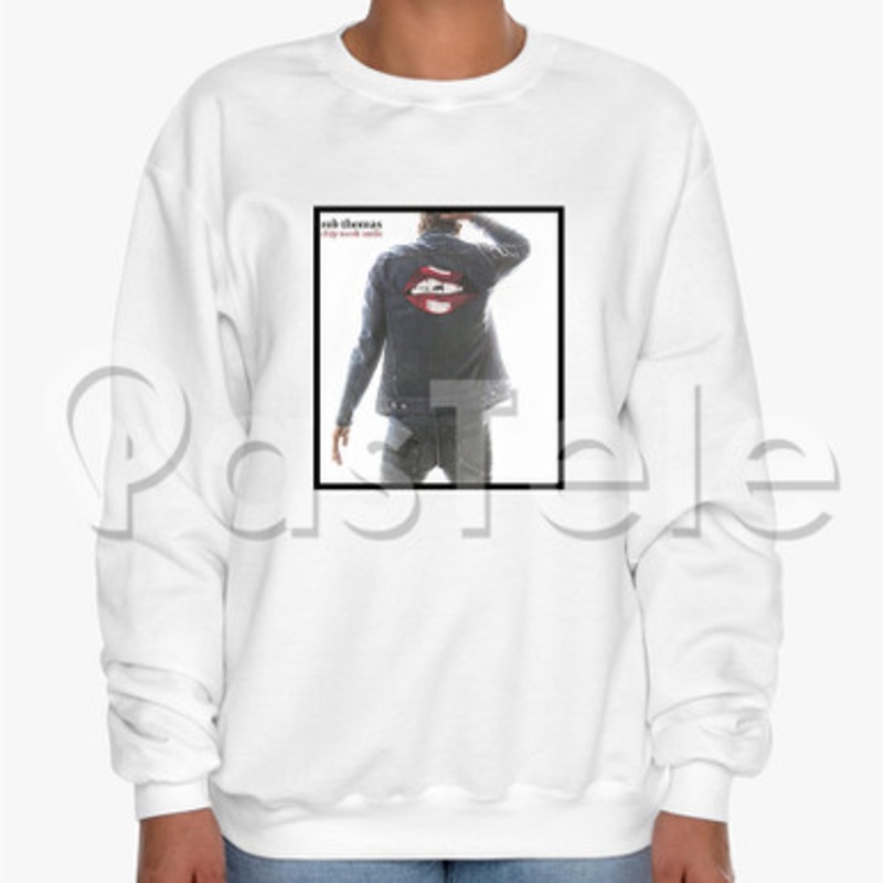 Rob Thomas Chip Tooth Smile Custom Unisex Crewneck Sweatshirt Cotton Polyester Fabric Sweater