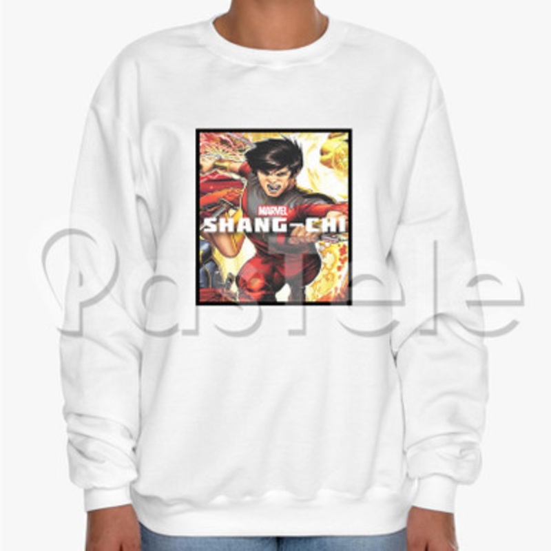 Shang Chi Marvel Custom Unisex Crewneck Sweatshirt Cotton Polyester Fabric Sweater