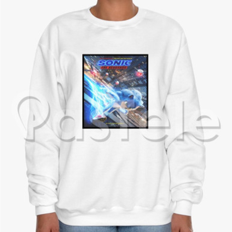 Sonic The Hedgehog Custom Unisex Crewneck Sweatshirt Cotton Polyester Fabric Sweater