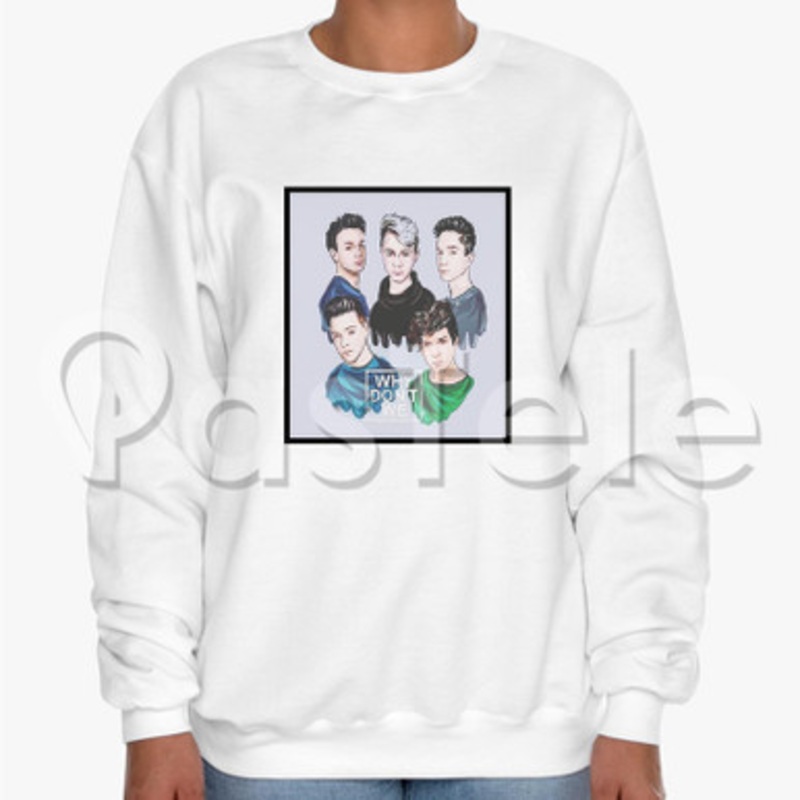 Why Don t We 2 Custom Unisex Crewneck Sweatshirt Cotton Polyester Fabric Sweater