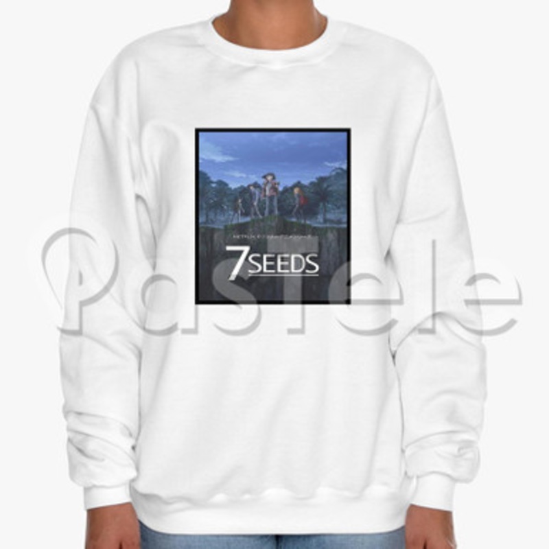 7 Seeds Custom Unisex Crewneck Sweatshirt Cotton Polyester Fabric Cloth