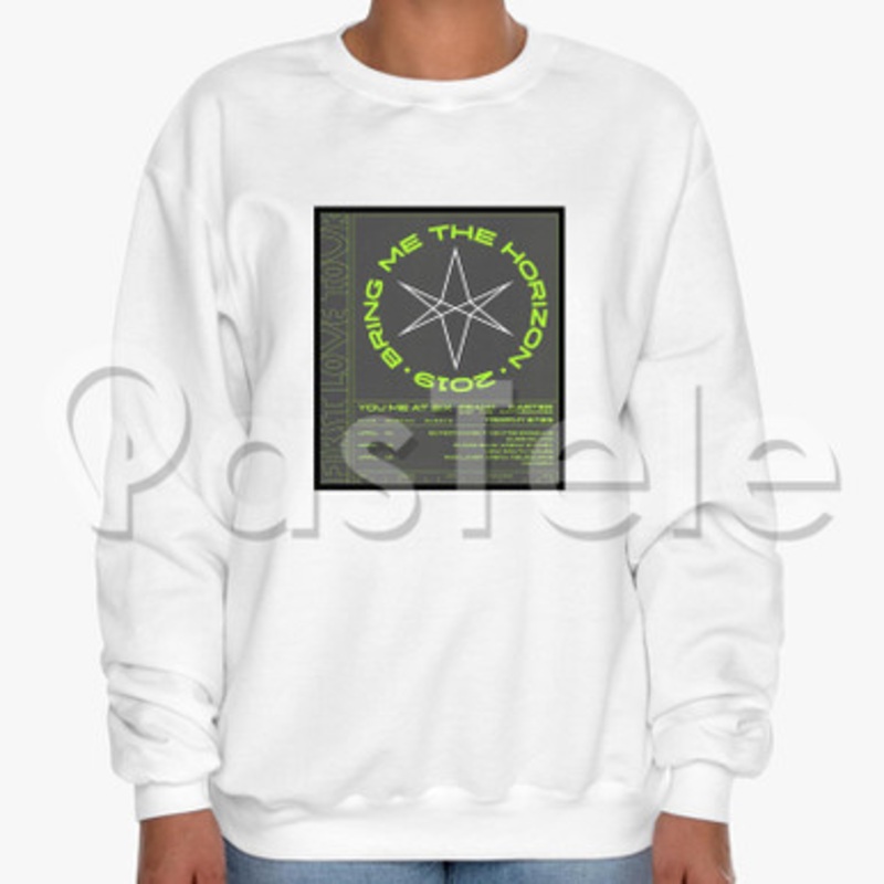 Bring Me The Horizon First Love Tour Custom Unisex Crewneck Sweatshirt Cotton Polyester Fabric Cloth