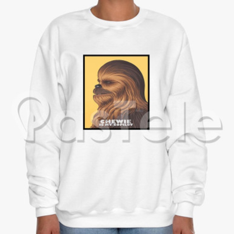 Chewbacca Custom Unisex Crewneck Sweatshirt Cotton Polyester Fabric Cloth