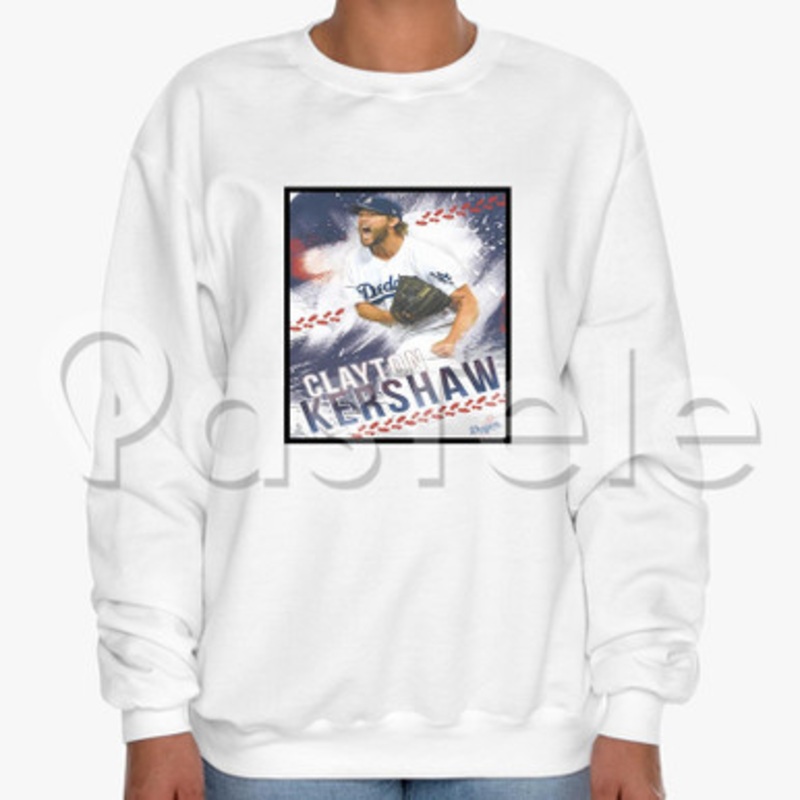Clayton Kershaw MLB Los Angeles Dodgers Custom Unisex Crewneck Sweatshirt Cotton Polyester Fabric Cloth
