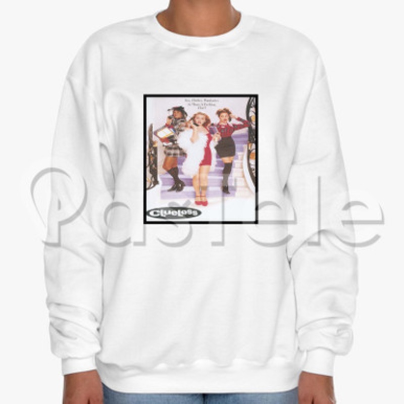 Clueless Custom Unisex Crewneck Sweatshirt Cotton Polyester Fabric Cloth