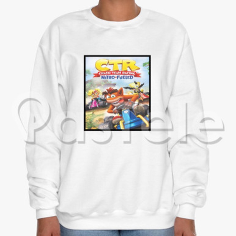 Crash Team Racing Nitro Fueled Custom Unisex Crewneck Sweatshirt Cotton Polyester Fabric Cloth