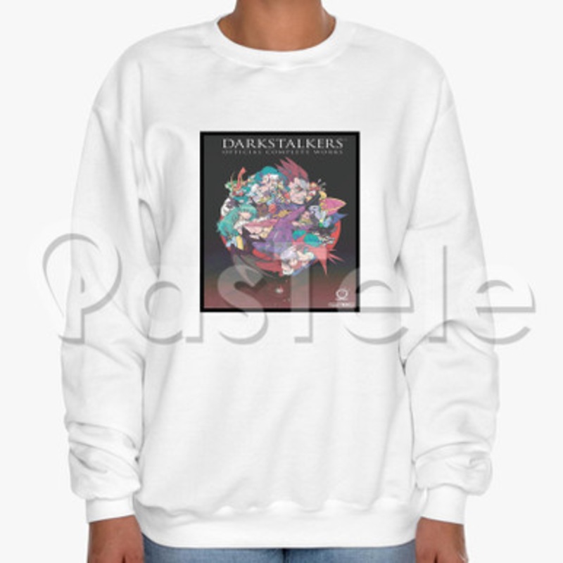 Darkstalkers Custom Unisex Crewneck Sweatshirt Cotton Polyester Fabric Cloth