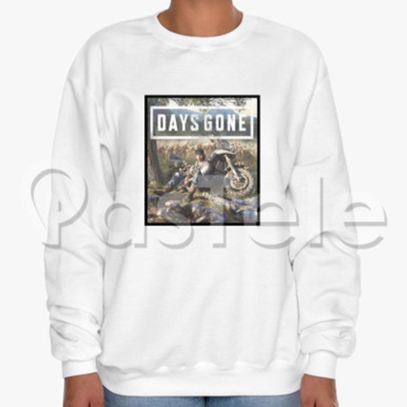 Days Gone Custom Unisex Crewneck Sweatshirt Cotton Polyester Fabric Cloth