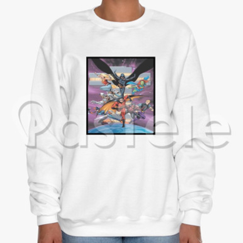 DC Comics Teen Titans Custom Unisex Crewneck Sweatshirt Cotton Polyester Fabric Cloth