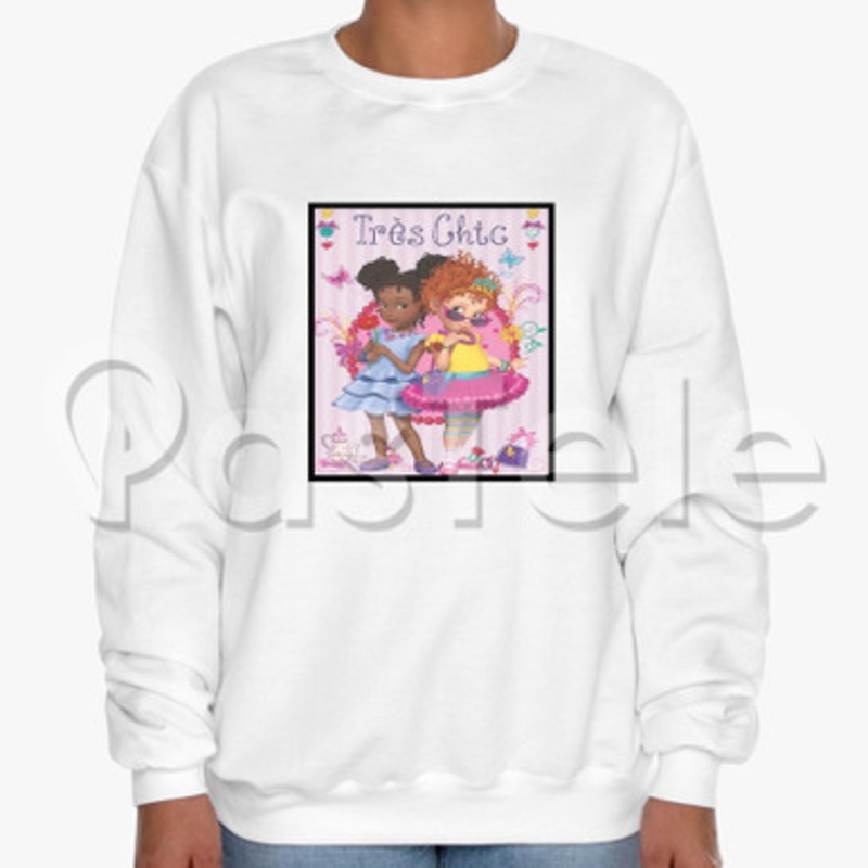 Disney Fancy Nancy Custom Unisex Crewneck Sweatshirt Cotton Polyester Fabric Cloth