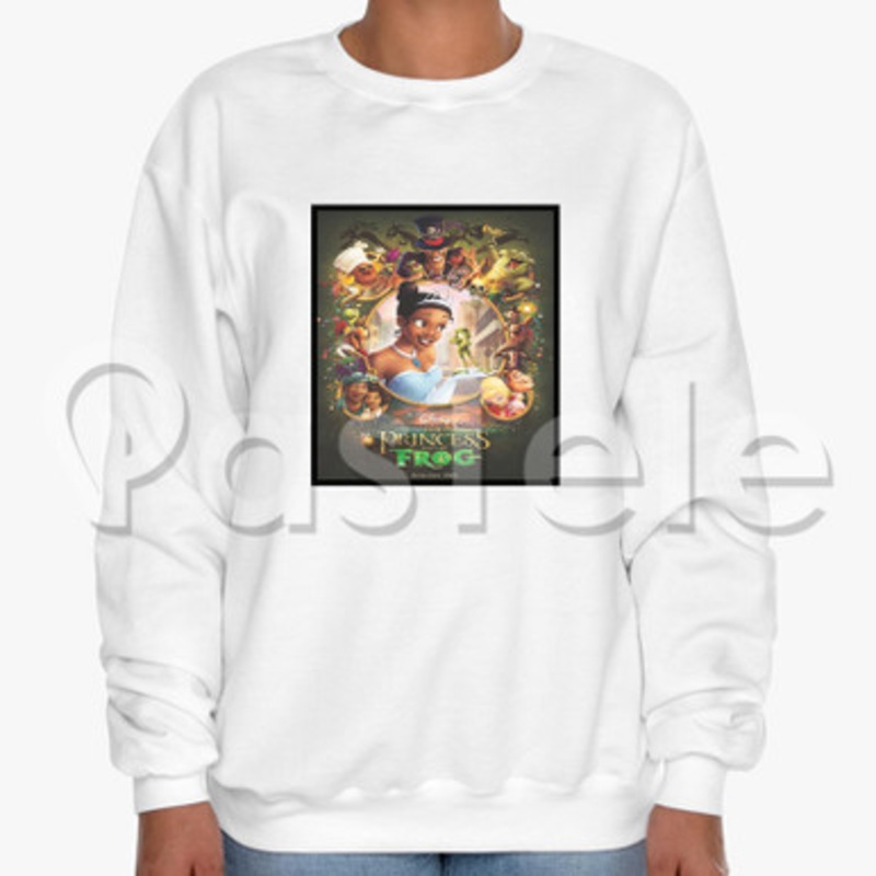 Disney The Princess and the Frog Custom Unisex Crewneck Sweatshirt Cotton Polyester Fabric Cloth