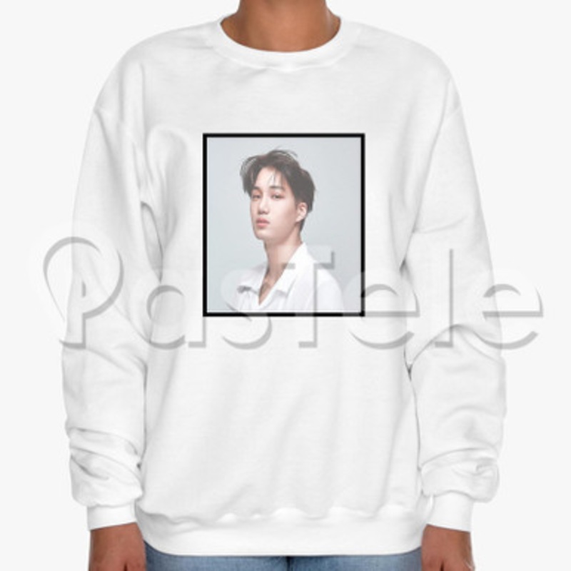 Exo Kai Custom Unisex Crewneck Sweatshirt Cotton Polyester Fabric Cloth