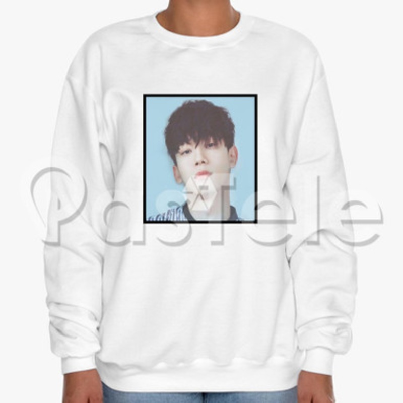 Exo Kim Jong dae Custom Unisex Crewneck Sweatshirt Cotton Polyester Fabric Cloth