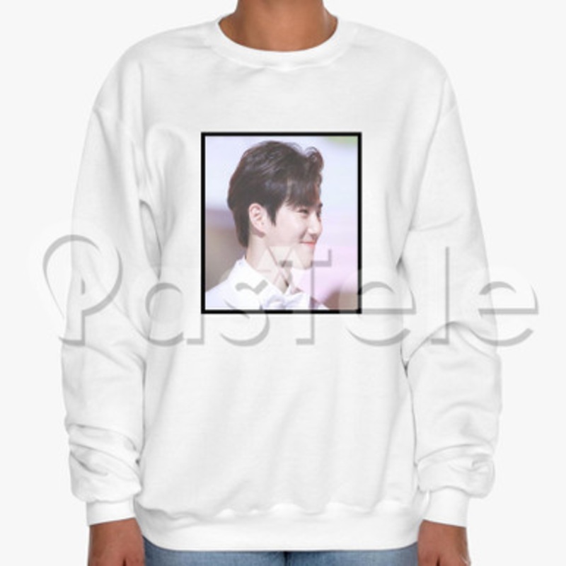 Exo Suho Custom Unisex Crewneck Sweatshirt Cotton Polyester Fabric Cloth