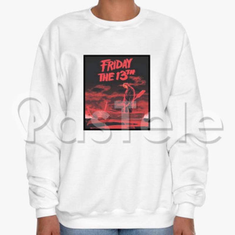 Friday The 13th Custom Unisex Crewneck Sweatshirt Cotton Polyester Fabric Cloth