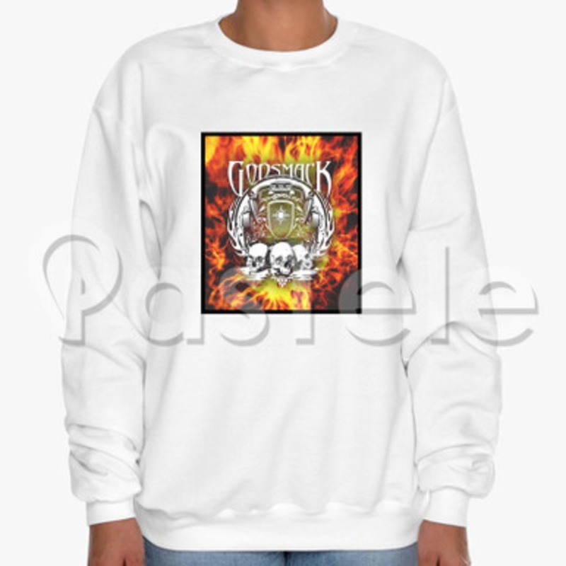 godsmack Custom Unisex Crewneck Sweatshirt Cotton Polyester Fabric Cloth