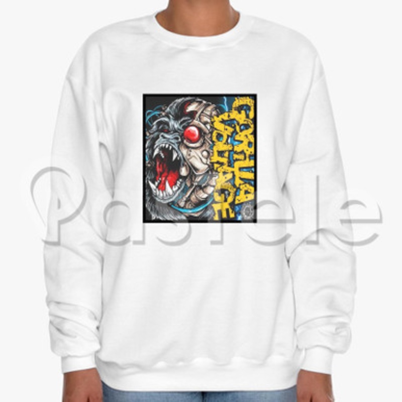 Gorilla Voltage Custom Unisex Crewneck Sweatshirt Cotton Polyester Fabric Cloth