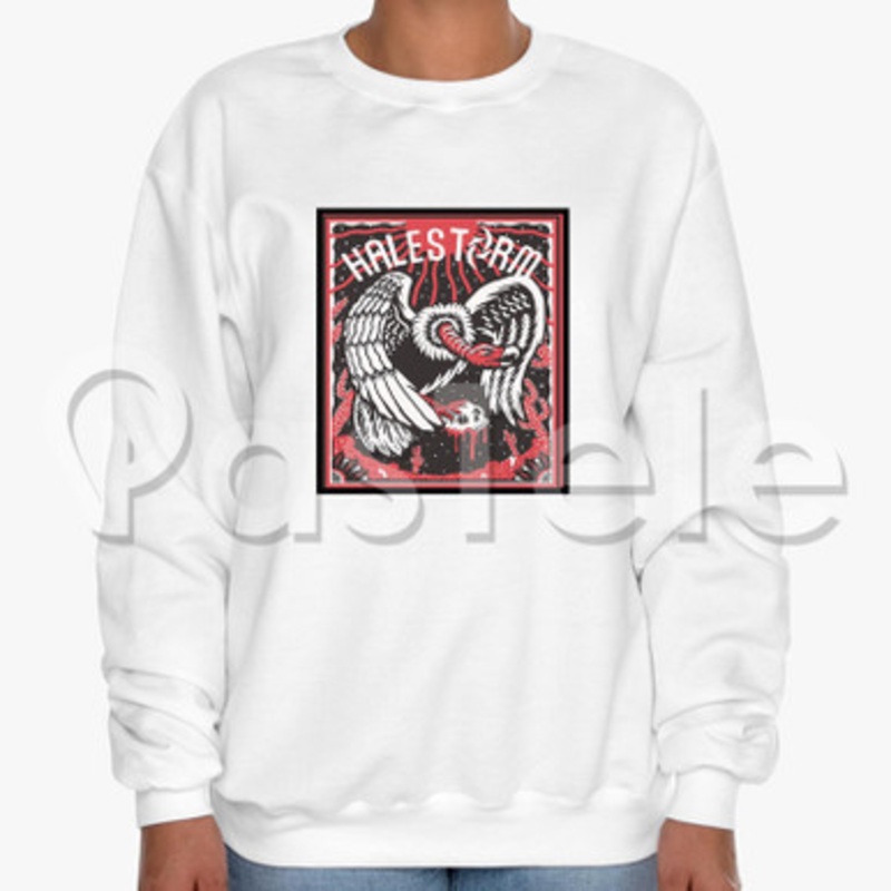 Halestorm Custom Unisex Crewneck Sweatshirt Cotton Polyester Fabric Cloth
