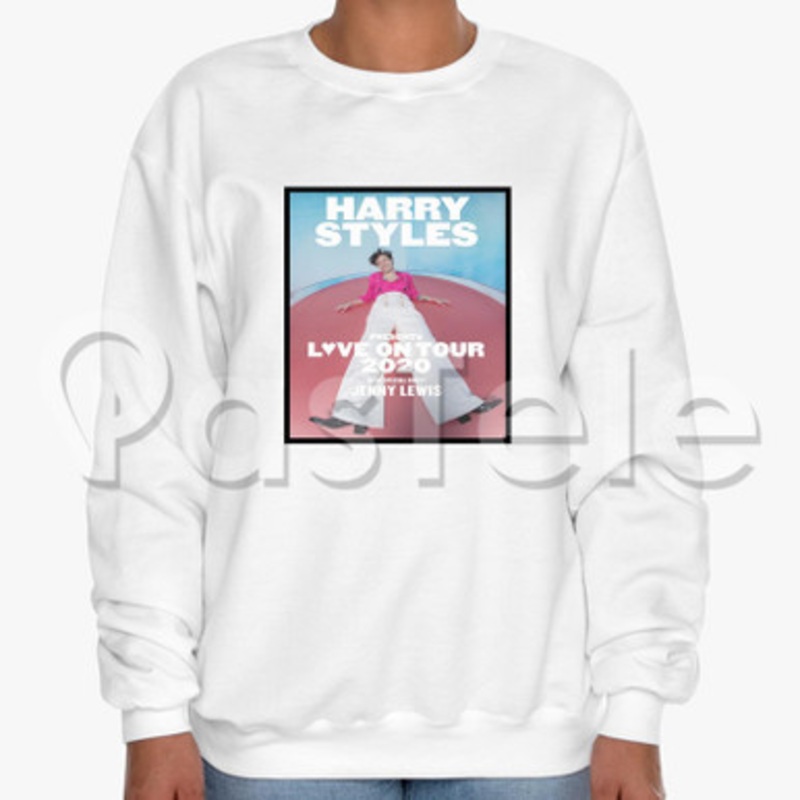 Harry Styles Love on Tour Custom Unisex Crewneck Sweatshirt Cotton Polyester Fabric Cloth