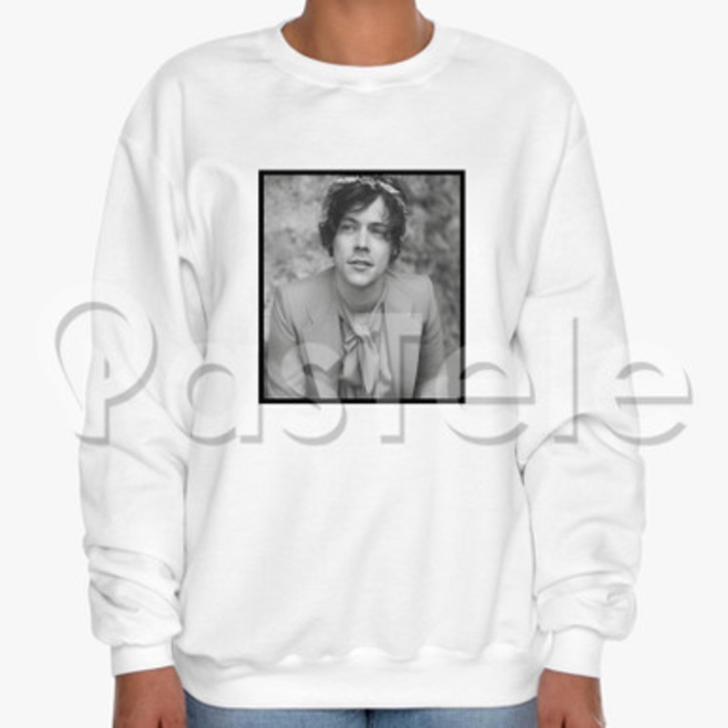 harry styles Music Custom Unisex Crewneck Sweatshirt Cotton Polyester Fabric Cloth