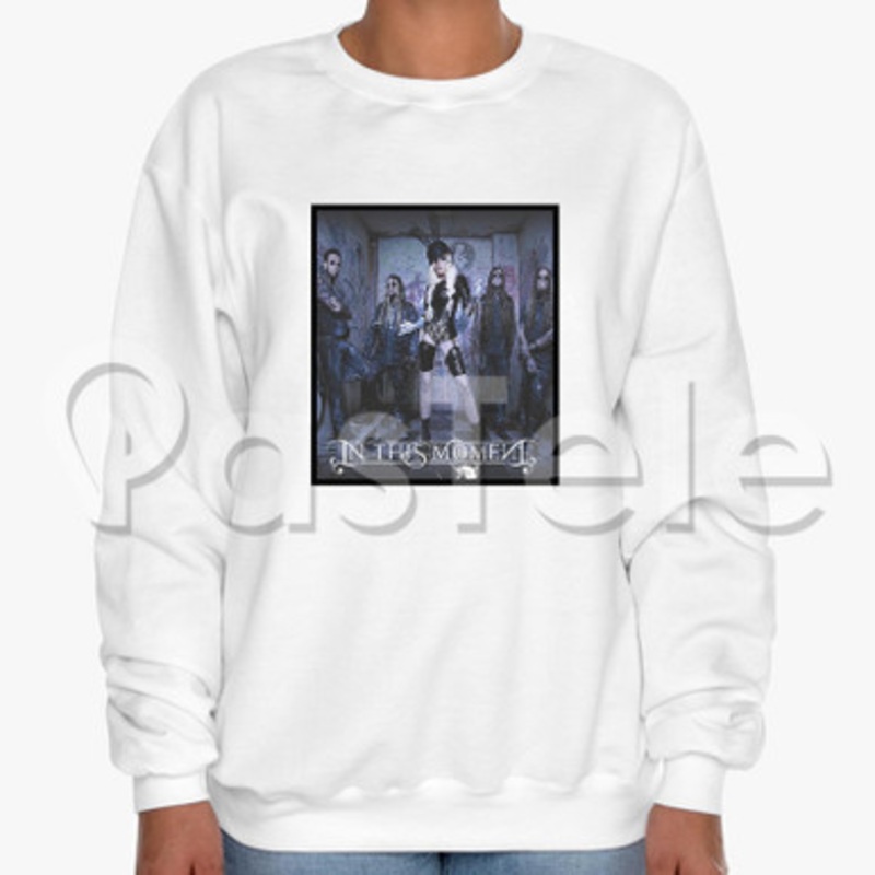 In This Moment Custom Unisex Crewneck Sweatshirt Cotton Polyester Fabric Cloth