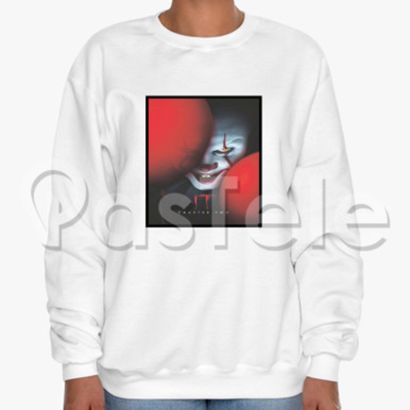 IT Chapter 2 Balloons Custom Unisex Crewneck Sweatshirt Cotton Polyester Fabric Cloth