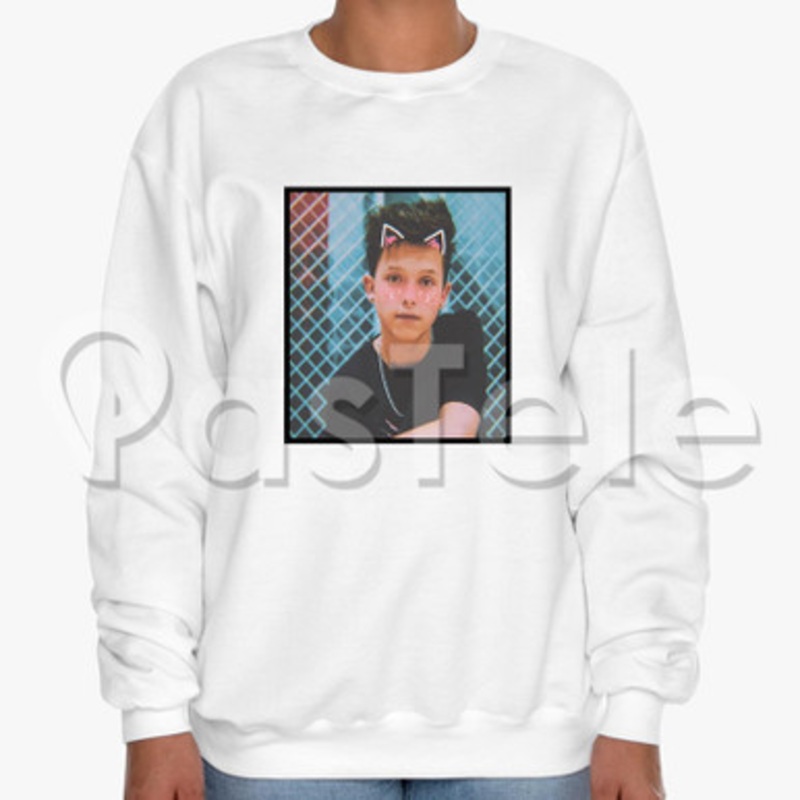 jacob sartorius 2 Custom Unisex Crewneck Sweatshirt Cotton Polyester Fabric Cloth