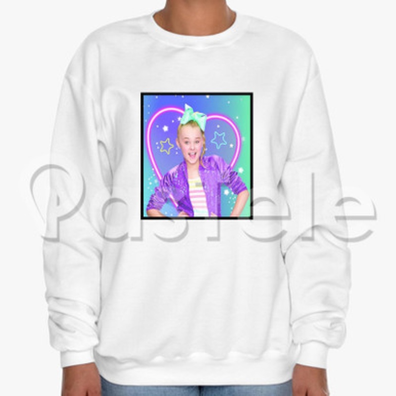 Jojo Siwa 2 Custom Unisex Crewneck Sweatshirt Cotton Polyester Fabric Cloth
