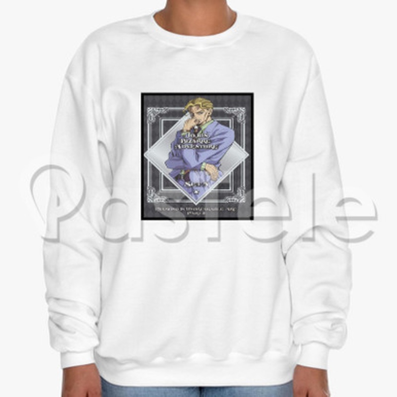 Jojos Bizarre Adventure Diamond is Unbreakable Custom Unisex Crewneck Sweatshirt Cotton Polyester Fabric Cloth