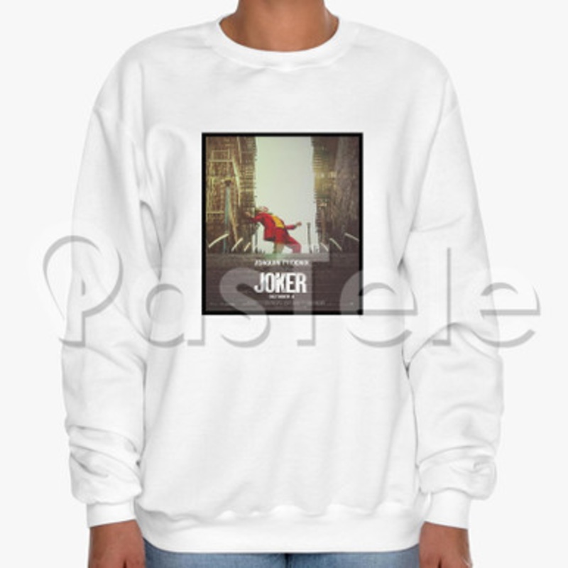 Joker Custom Unisex Crewneck Sweatshirt Cotton Polyester Fabric Cloth
