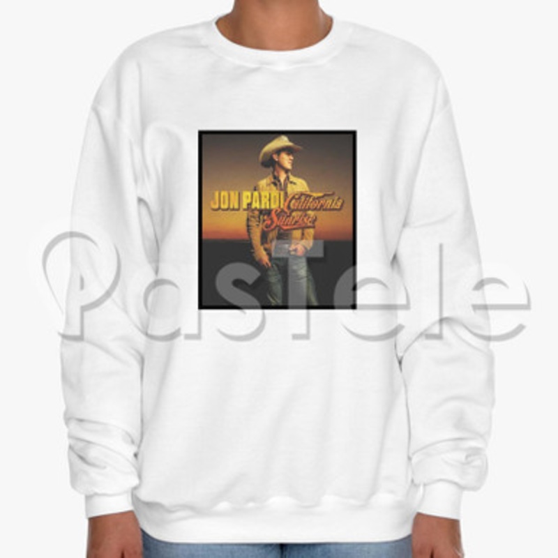 Jon Pardi Custom Unisex Crewneck Sweatshirt Cotton Polyester Fabric Cloth