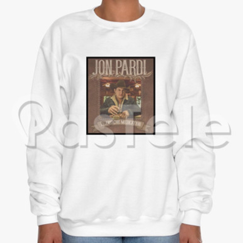 Jon Pardi Heartache Medication Custom Unisex Crewneck Sweatshirt Cotton Polyester Fabric Cloth