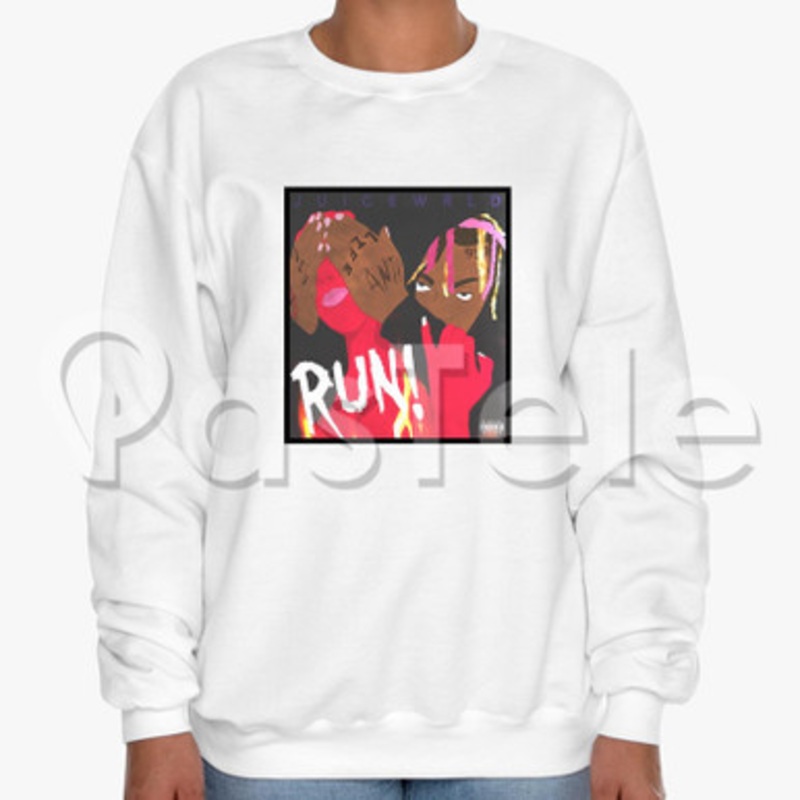 Juice WRLD Run 2 Custom Unisex Crewneck Sweatshirt Cotton Polyester Fabric Cloth