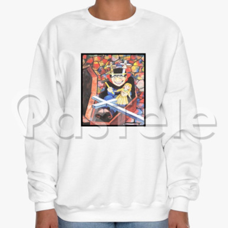Junji Ito Souichi Custom Unisex Crewneck Sweatshirt Cotton Polyester Fabric Cloth