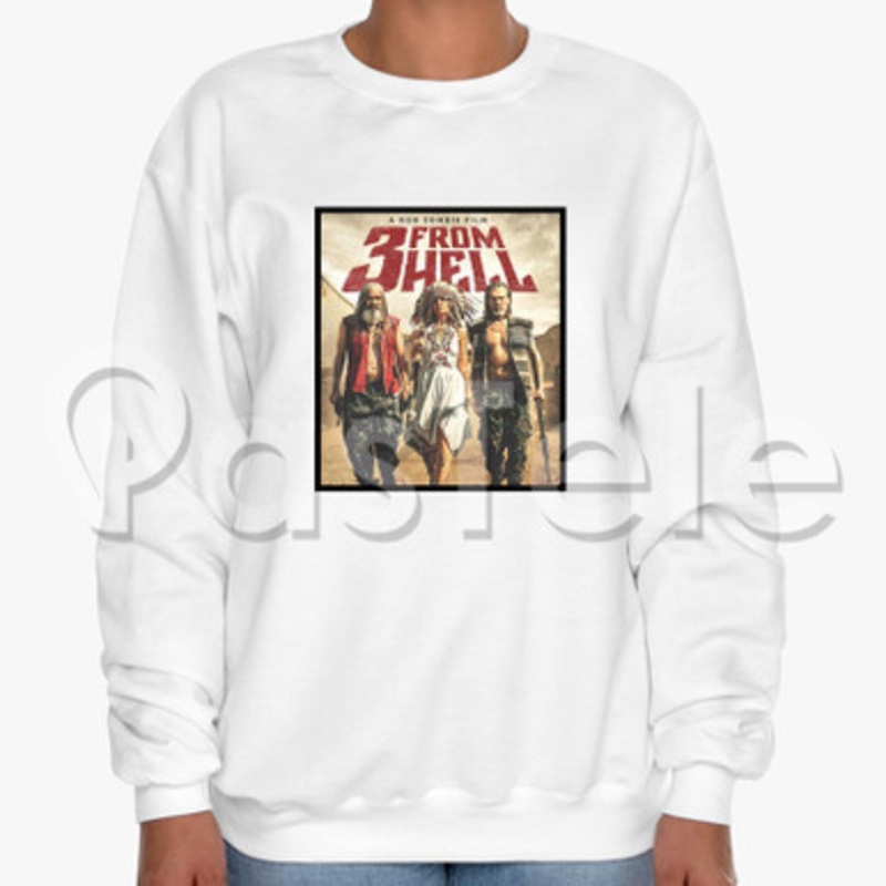 3 From Hell Custom Unisex Crewneck Sweatshirt Cotton Polyester Fabric Cloth