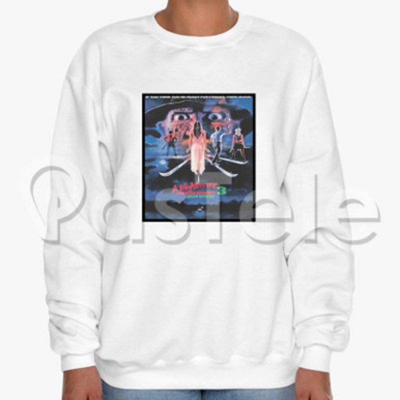 A Nightmare on Elm Street 3 Dream Warriors Custom Unisex Crewneck Sweatshirt Cotton Polyester Fabric Cloth